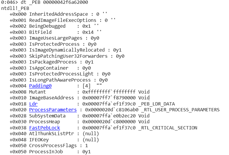 TEB Structure Dump